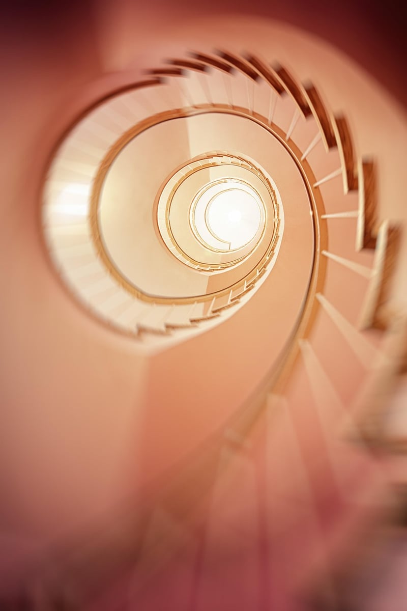 Abstract spiral design