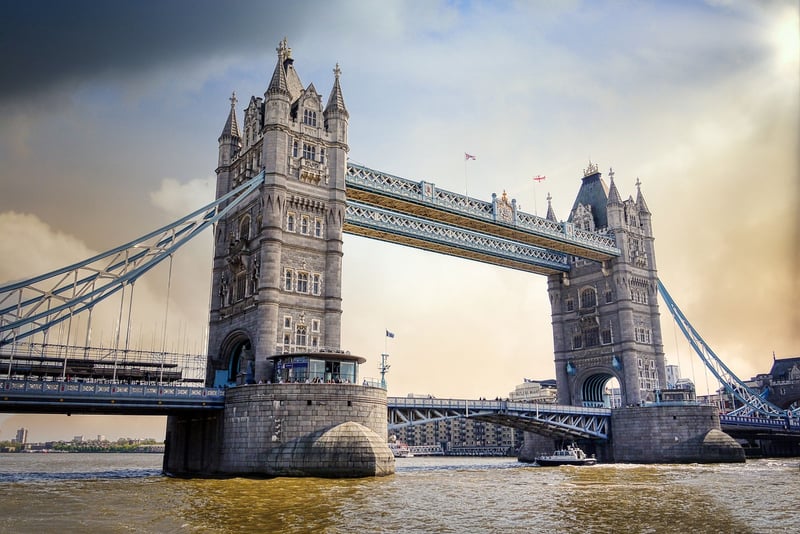 Tower Bridge in Victorian London